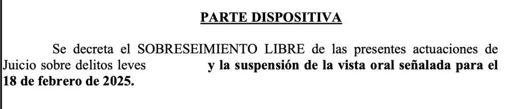 resolución caso